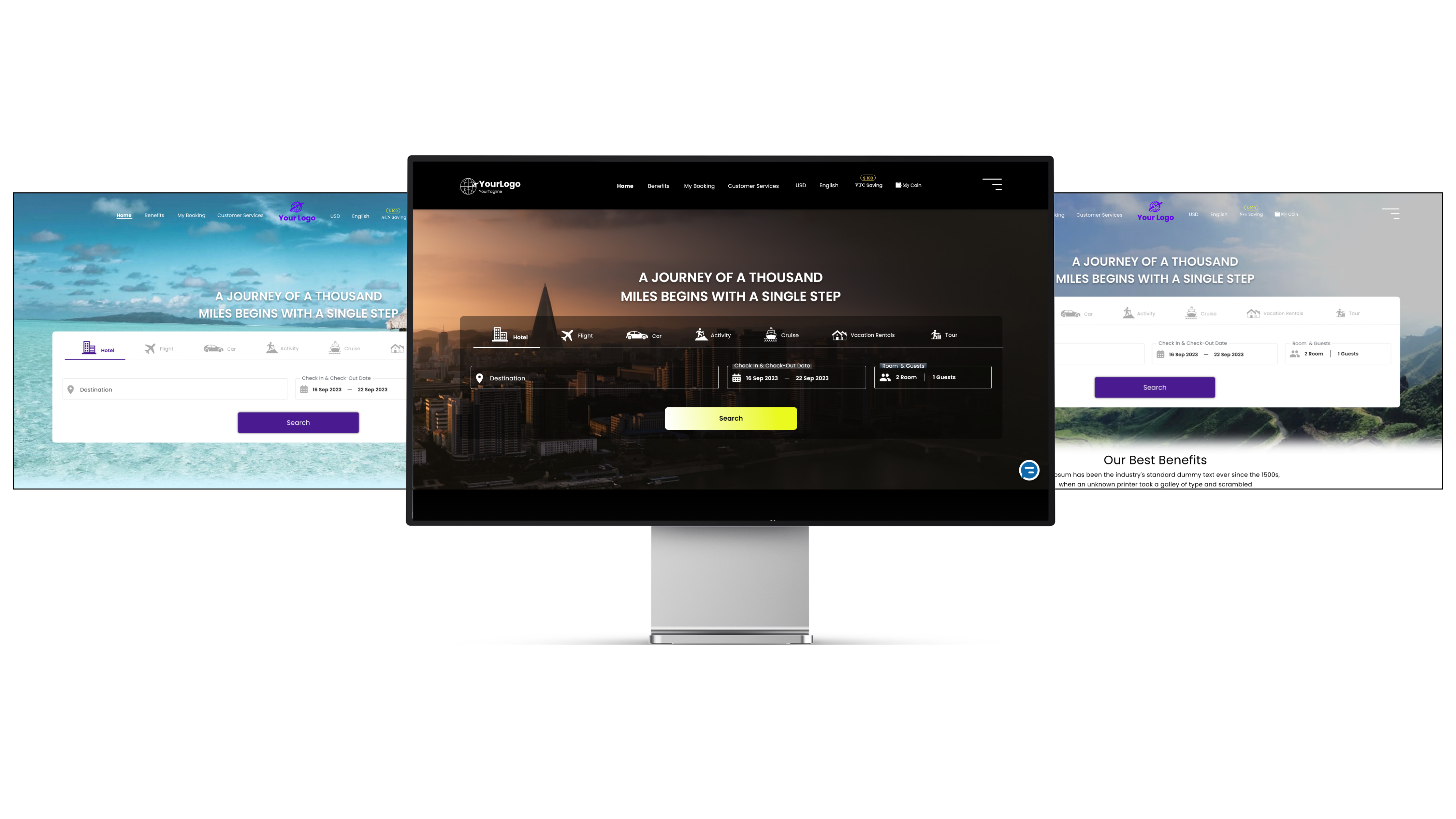 Platform — dark theme desktop
