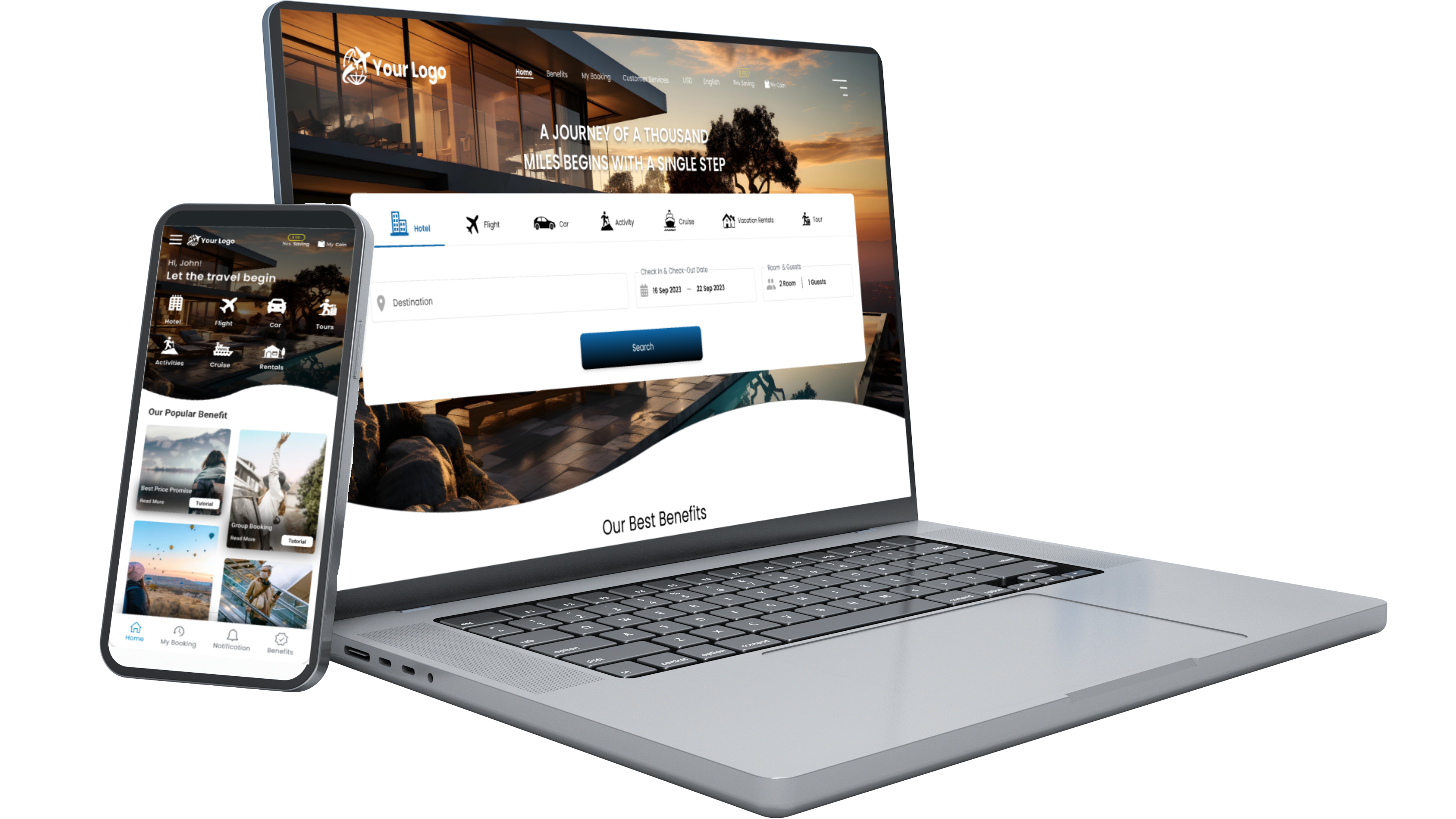 Platform — laptop and mobile